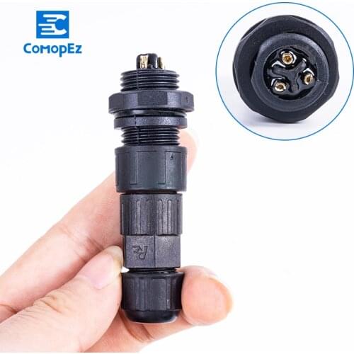 Aviation Waterproof Connector 15A IP68 2/3/4/5/6/7/8/9/10/11/12 Pin Sensor Docking Male Female Plug and Socket Cable Connectors
