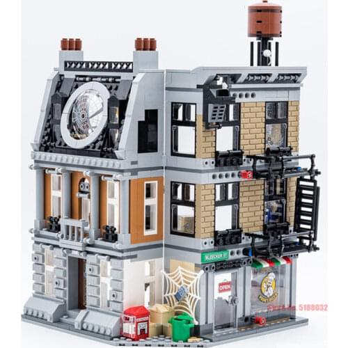 1125PCS Marvel Avengers DR Strange Sanctum Sanctorum Ironman Spiderman 76108 Infinity War Endgame Building Block Bricks Kid Gift