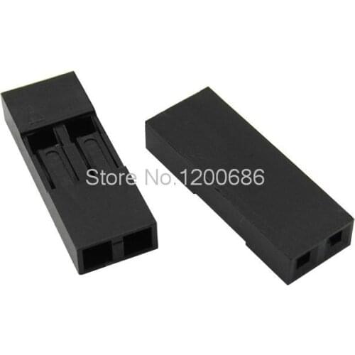 Dupont Connector Housing Female 2.54mm 1x2P