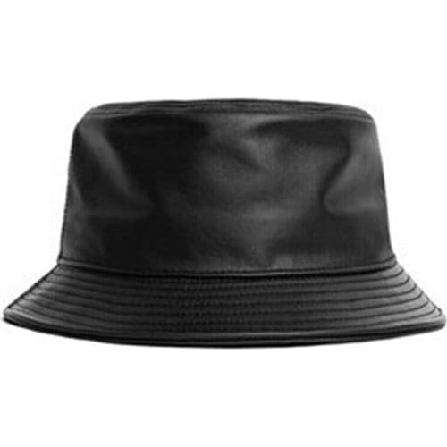 Fashion genuine leather fishing cap brand casual bucket Hat out sun protection bonnie hat male camping borras for women men