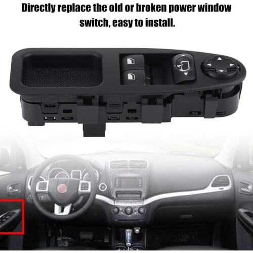 Power Master Window Mirror Lifter Switch Control Button for Fiat Scudo Citroen Jumpy Peugeot Expert 2007-2016 6554.ZJ Auto Parts