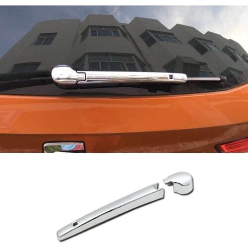 ABS Chrome Rear Windscreen Wiper Cover Cap for SEAT ATECA XCELLENCE PLUS FR 2016 2017 2018 Car Styling Accessories