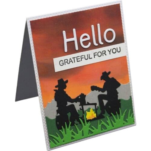 Afternoon Tea Metal Cutting Dies Stencil for Scrapbooking Card Embossing Craft M17D