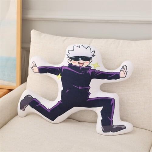 Anime Jujutsu Kaisen Cosplay Prop Gojo Satoru Cute Plush Dolls Cartoon Toys