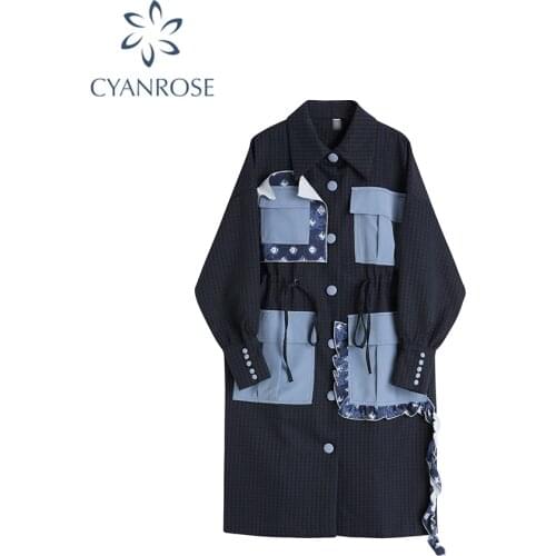 Mina buy funny Women's Trench Coats