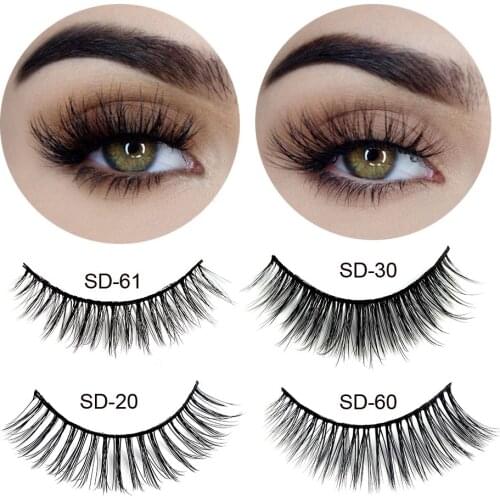 3 Pairs Natural False Eyelashes Messy Voluminous 3d Eye Lashes Handmade Thick Long Lashes Extension Makeup Beauty Tools