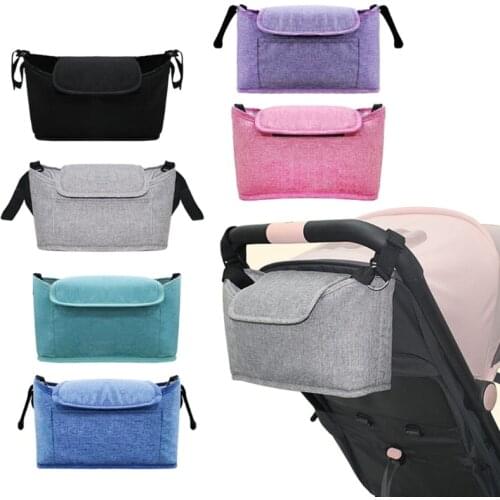 Multi-pocket Baby Stroller Organizer Bag Waterproof Baby Stuff Nappy Cup Holder Carriage Pram Buggy Cart Bottle Bag