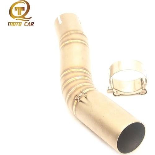 Motorcycle Exhaust Adapter Link Pipe Escape Motor Muffler Mid Tube Slip on for Suzuki GsxR1000 GSXR 1000 GSX R1000 2005 2006