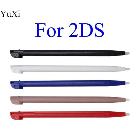 Plastic Stylus Pen Screen Touch Pen For Nintendo 2DS Game Console Touch Screen Stylus Pen For Nintendo 2DS Black Blue Red New