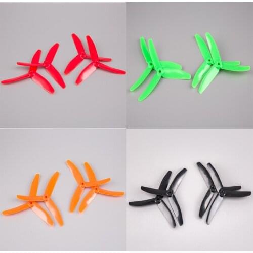 2Pairs BeeRotor 5x4'' 5040 3-Blades Propeller Props For Small Planes FPV Multi-rotors