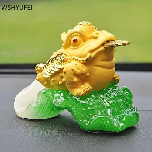 1pc Chinese Style Fengshui Lucky Money Mascot Resin Statue Home Decor Opened Birthday Present Office Car Study Ornament Crafts