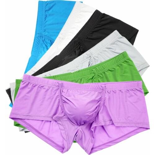 6PCS Sexy Mens Underwear T-back Thongs G-string Exotic Jockstrap Tangas Mens Briefs Bikini Bulge Pouch Gay Slip Homme Panties