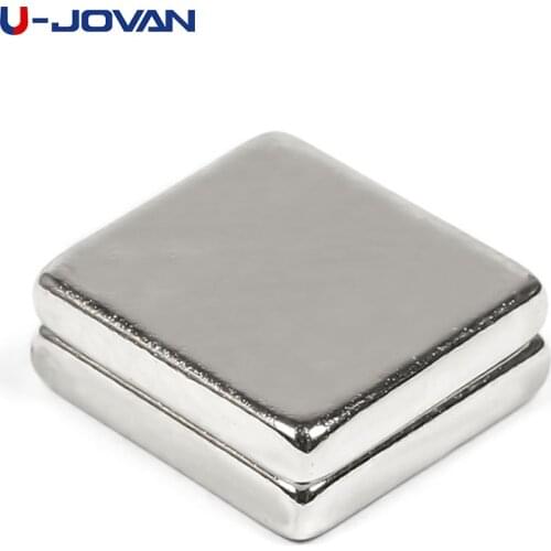 U-JOVAN 2pcs 15 x 15 x 3 mm N35 Small Mini Disc Powerful Magnet 15*15*3 Rare Earth Neodymium Magnets