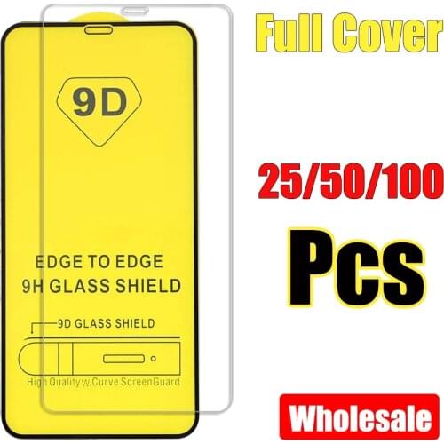 Wholesale Protective Glass On For Apple iPhone XR 11 Pro 12 Mini X XS Max 6 6S 7 8 Plus SE 2020 Screen Protector Tempered Film