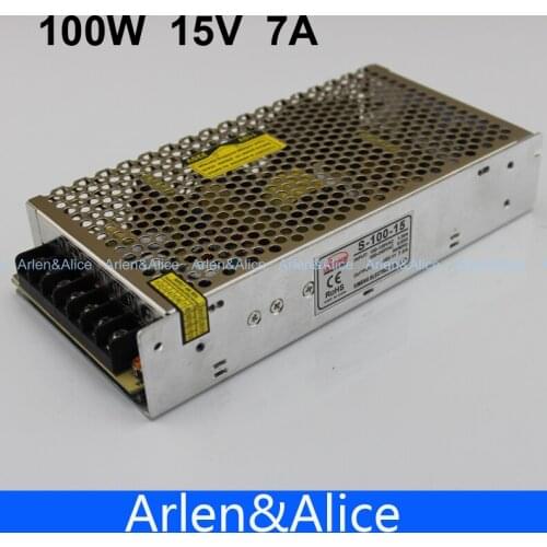 100W 15V 7A Single Output Switching power supply for LED Strip light