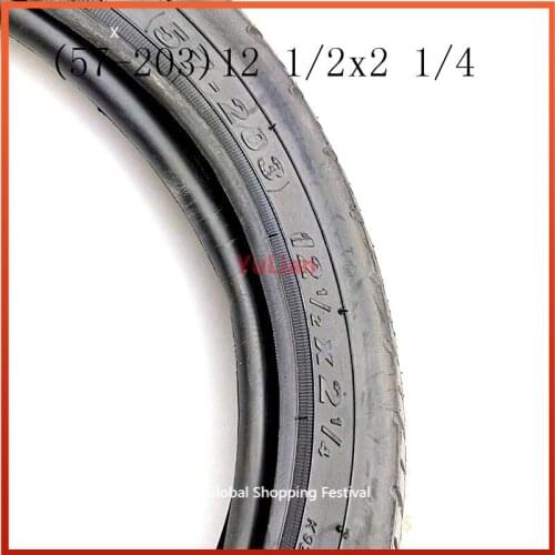 12 1/2X21/4 Tire (57-203) Pneumatic tire 12.5x2.125 tire inner tube for Baby carriage scooter wheelchair 62-203 tyre