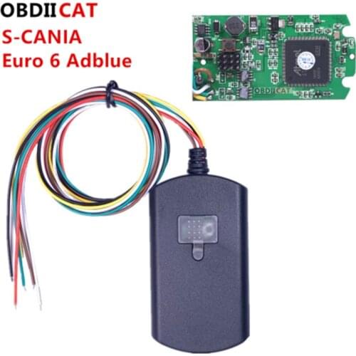 5pcs /lot DHL Promotion Price Adblue obd2 Emulator for MA--N/IVEO/VOLO/SCANA Euro6 Truck Emulator EURO 6 AdBlue Emulator