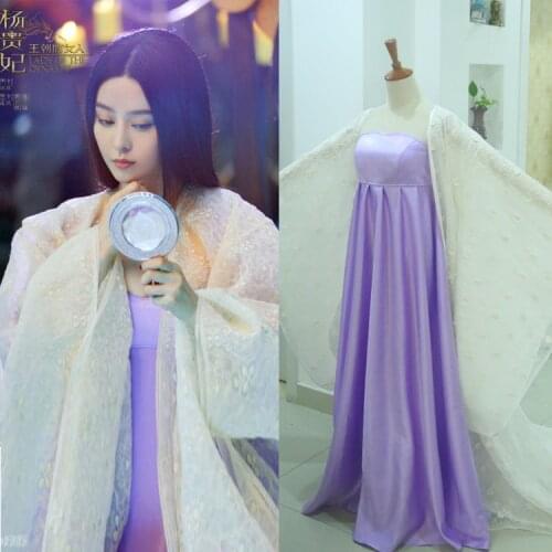 White Snowy Fairy Costume for Women To Be Showed Newest TV Princess Yang Yuhuan - Lady of the Daynasty