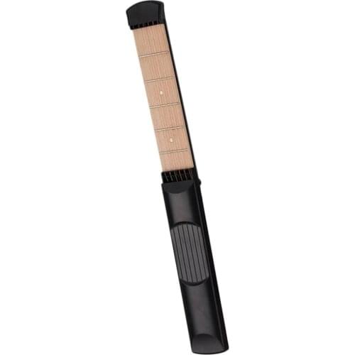 Tooyful Pocket Acoustic Guitar Practice Tool Gadget Chord Trainer 6 String 6 Fret Model for Beginner Finger Training