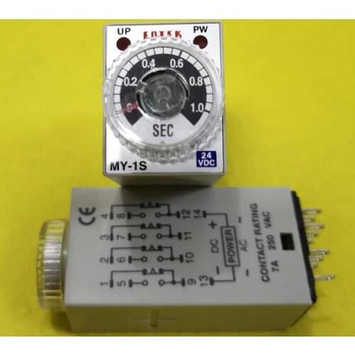MY-1S-4P-24VDC brand new original imported Taiwan FOTEK timer