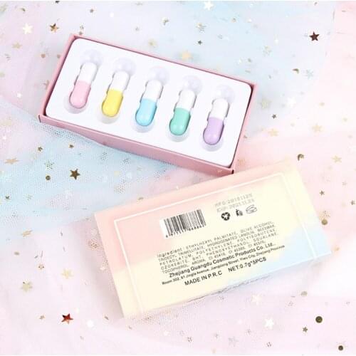 5 Colors/Set Fashion Lipstick Sets Natural Moisturize Waterproof Velvet Liquid Lipstick Gift Box Exquisite Lip Makeup maquiagem