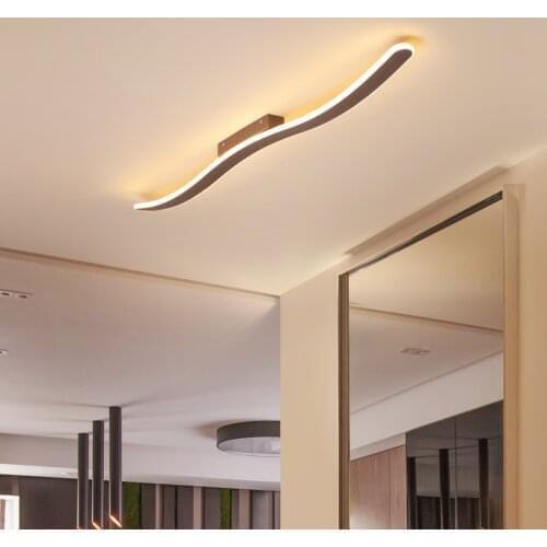 Surface Mounted Corridor study room bedroom modern led Ceiling Lamp Warm Indoor Long Bar lighting fixtures Sconce