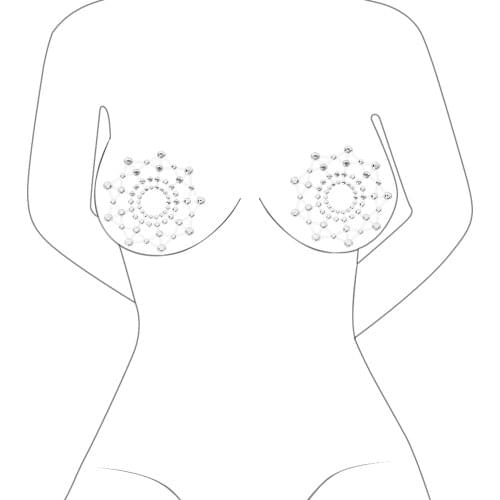 Nipple Stickers 1 Pair of Female Sex Products Reusable Nipple Cover Self-adhesive Breast Petal Breast Stickers