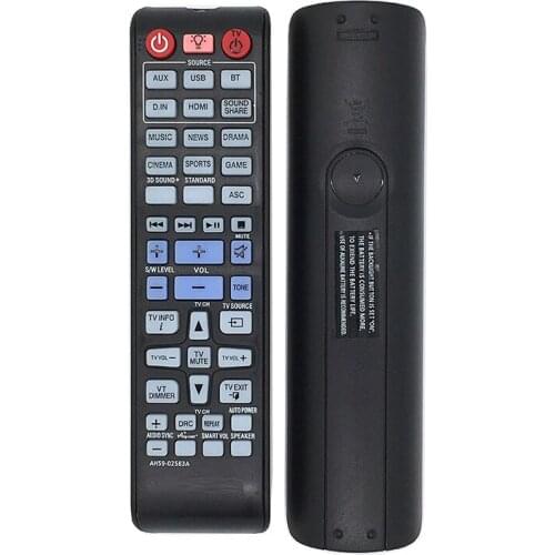 New Remote Control AH59-02583A For Samsung Sound Bar System HW-F850 HW-F850/ZA