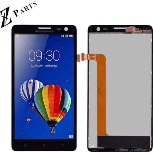 Original For Lenovo S856 LCD Display with Touch Screen Digitizer Assembly with frame free shipping