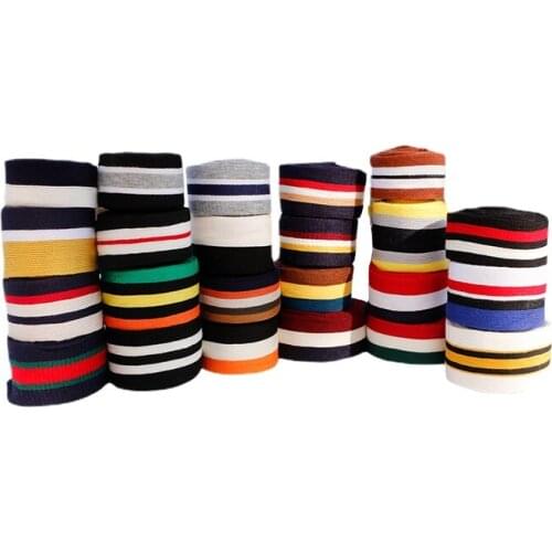 Simple Comfortable High Quality Knitting Mercerized Cotton Ribbon For Clothing Pants Accessories Material