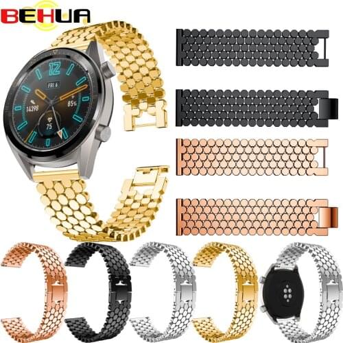 22mm New Replacement Smart Watch Band For Huawei watch GT Watchband For Samsung Galaxy Watch 46mm Gear S3 Bracelet Fashion Strap