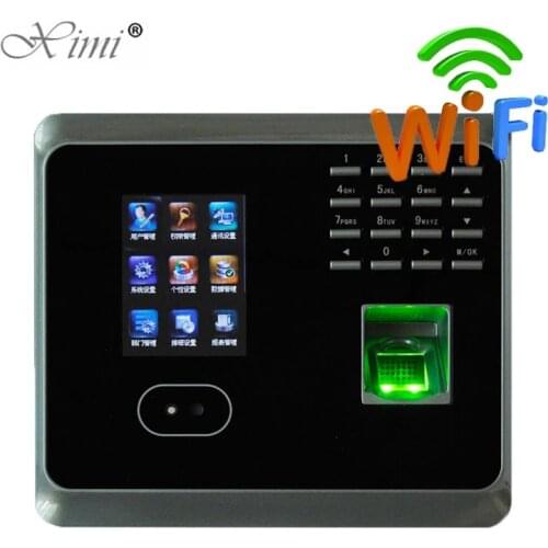 Face Recognition Time Attendance System UF100plus Biometric Fingerprint Time Attendance Time Clock Recorder With TCP/IP USB WIFI