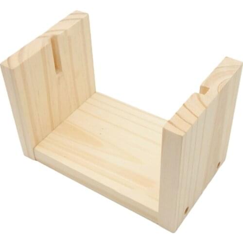 1Pc Winding and Dispensing Wood Yarn Holder, Rectangle Knitting Crochet Wooden Frame for Coworkers and Wife Presents