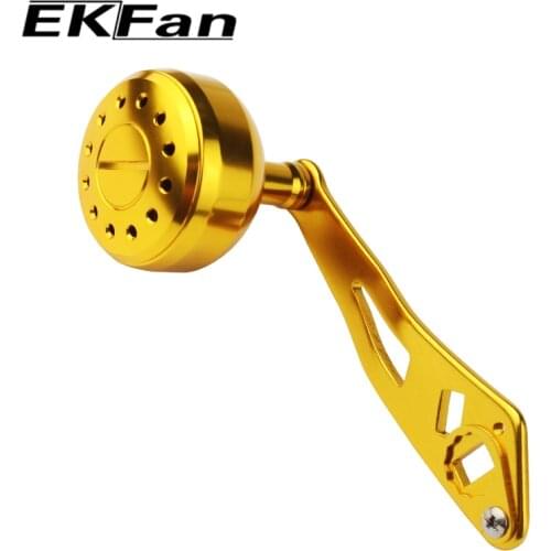 EKFan Aluminum Alloy 3000-5000 Series Knob Fishing Reel Handle For AB & DAI Baitcasting Fishing Reel Tackle parts