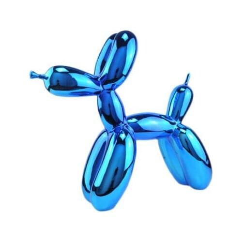 47cm Nordic creative design balloon dog decoration large simple model house resin home soft decoration