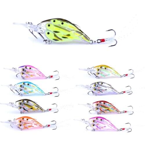 Group Fishes Hard Bait Fishing Lure 7.5cm 9g Crankbait Floating Artificial ABS 6# Hook Fishing Tackle Good Treble Hooks