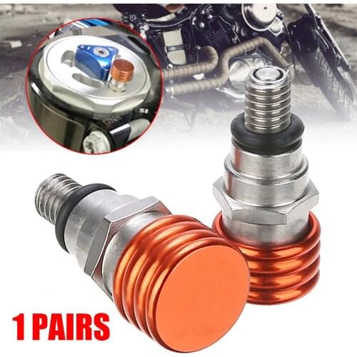 2PCS Motorcycle Fork Air Bleeder Pressure Relief Valve Stainless Steel Aluminum For Adventure Enduro Supermoto M4 0.7