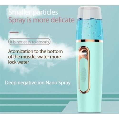 35ml High Capacity Face Steamer Hand-held Cold Spray Water Meter Humidifier Skin Moisturizing At Any Time Facial Sprayer