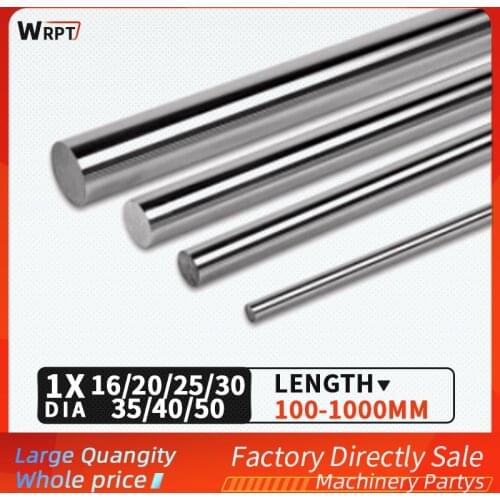 45# steel chrome-plated rod/linear optical axis/soft shaft/piston rod/diameter 16 20 25 30 40 50 length 100-1000mm/polished rod