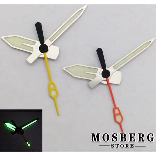 SKX Green Luminous Texture Watches Accessories Watch Hands Fit NH35 NH36 4R35 4R36 7S26 Automatic Movement