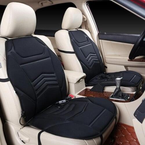 12V Electric Car Heated Seat Cushion Cover Safety Waterproof Winter Warmer Pad Front Heating Seat Backrest