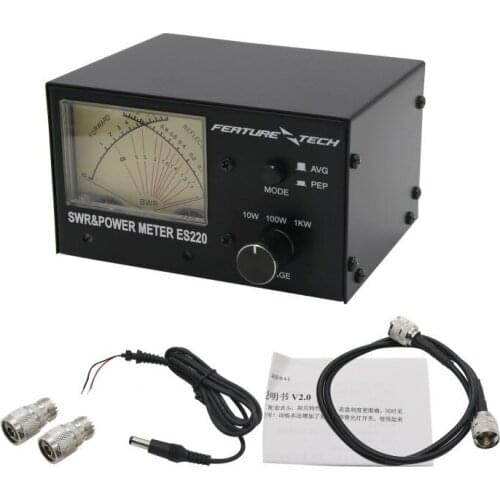 ES220 V2 1000W VHF/UHF Dual Band 140-480MHz SWR Power Meter