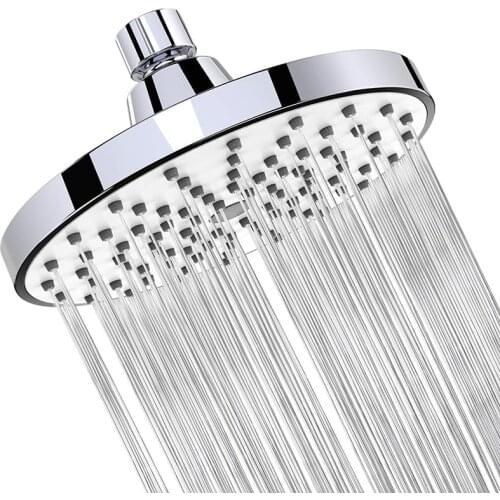 Hot Sale Shower Head 6 Inch Anti-Leak Anti-Clog Fixed Rain Showerhead Rainfall Spray Relaxation and Spa for High Water Pressure