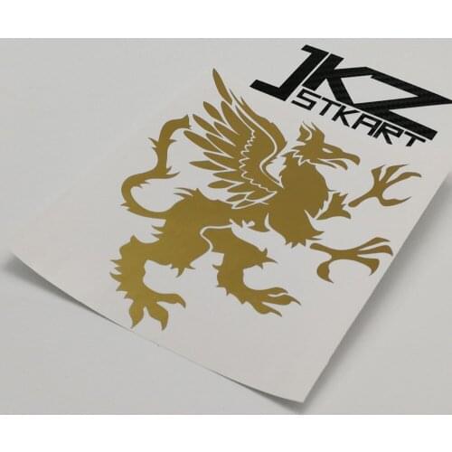 JKZ STKART Vinyl Die Cut Car Sticker Decals Griffin ymbol 14 x 12 cm for Motor Bike Laptop Helmet Decorated Stickers