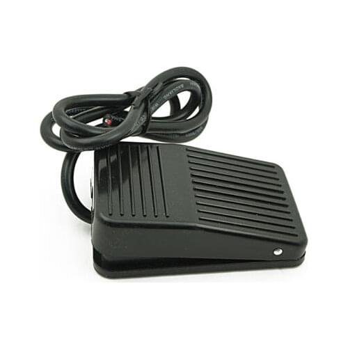 1M Cable Wire Foot Switch Electric FootSwitch Pedal Momentary Control 10A 250V AC New