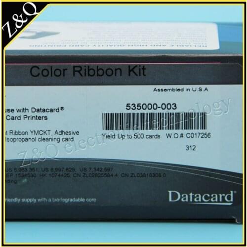 Datacard 535000-003 YMCKT ribbon work on CD800 printer