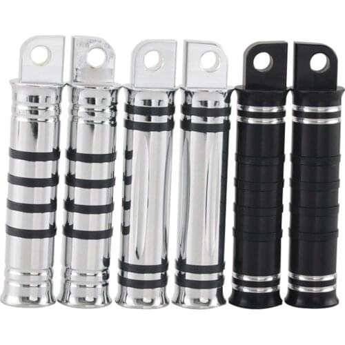 Motorcycle Aluminum Foot Pegs Footrest For Harley Touring Custom Dyna Low Rider Fat Bob Softail Deluxe Fat Boy Heritage