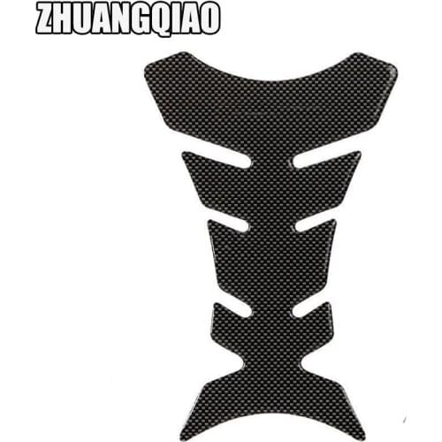 New 3D Carbon Fiber Motorcycle Gel Oil Gas Fuel Tank Pad Protector Sticker Decal For Honda Yamaha Suzuki ATV Moped