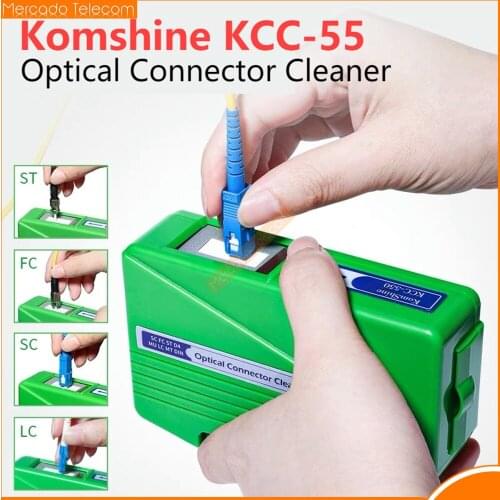 Optical Fiber Connector Cleaner KCC-55 Fiber Conector Cleaning Box Cassette 500 Times Cassette Cleaner