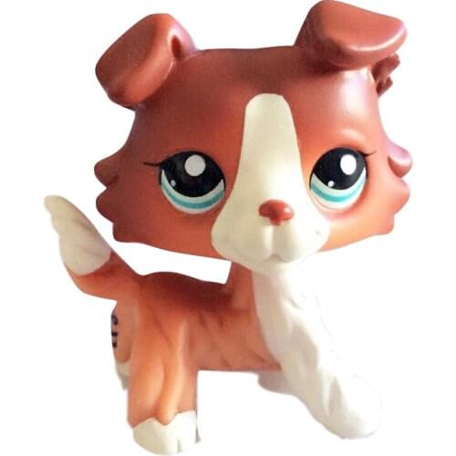 LPS Rare Pet Shop Toys Stands Short Hair Cat Original Kitten Husky Puppy Dog Fox Cute Animal Old Collection Figures